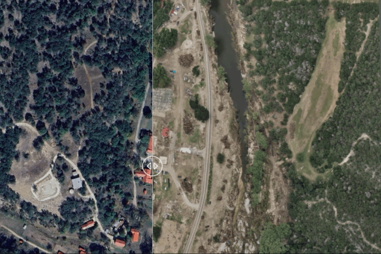 Las inundaciones mortales en la ribera del río Guadalupe, en Texas, Estados Unidos