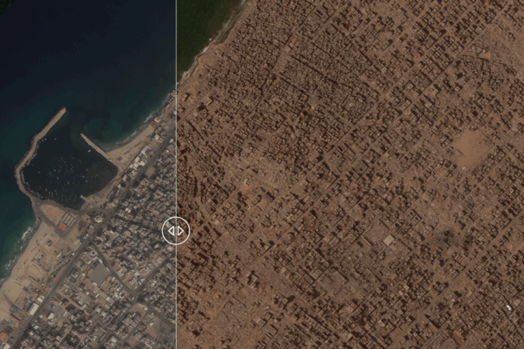 The destruction of Gaza City